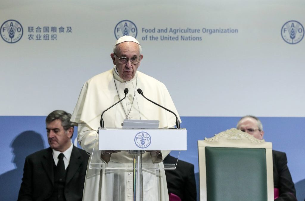 El Papa Francisco pide actuar frente al cambio climático y los conflictos para abordar la migración