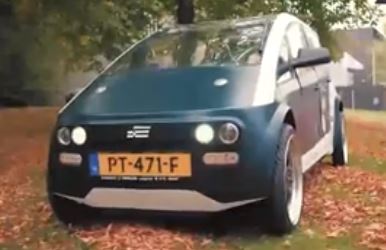 Crearon un auto sustentable con plantas en Holanda