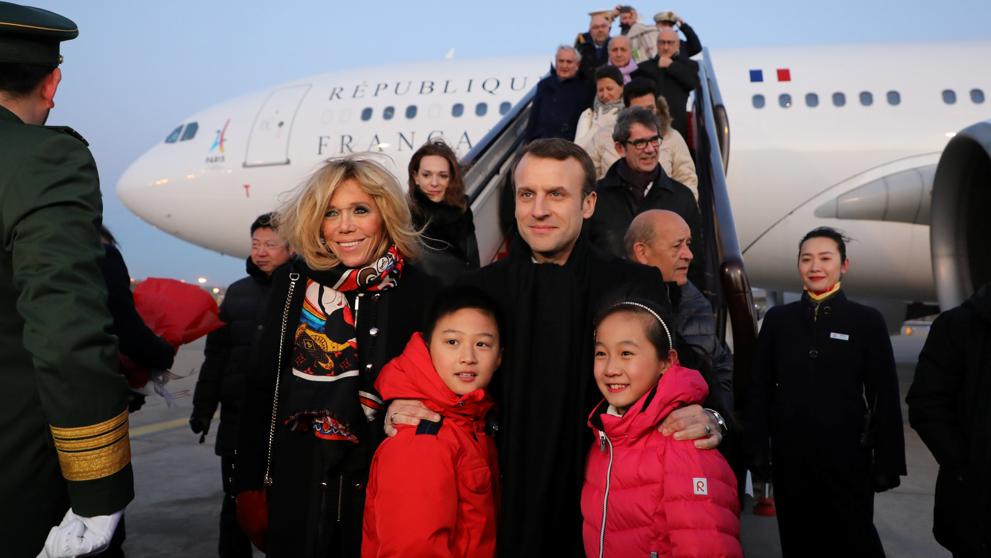 Emmanuel Macron llama a China a aliarse en la lucha contra el cambio climático