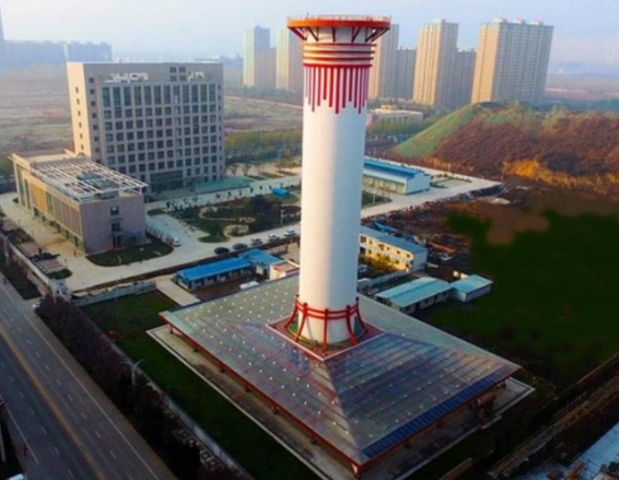 China prueba un purificador gigante para descontaminar el aire urbano 