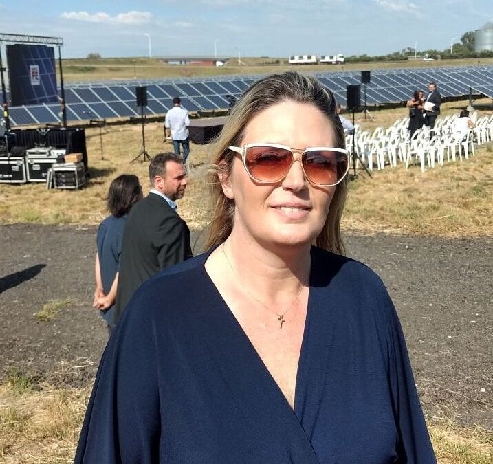 Verónica Geese habló con Ambiente Radio en la inauguración del parque fotovoltaico en Santa Fe