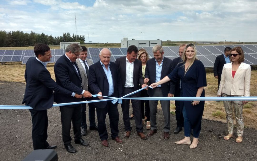 Entrevista al gobernador Miguel Lifschitz, en el acto de inauguración del parque fotovoltaico