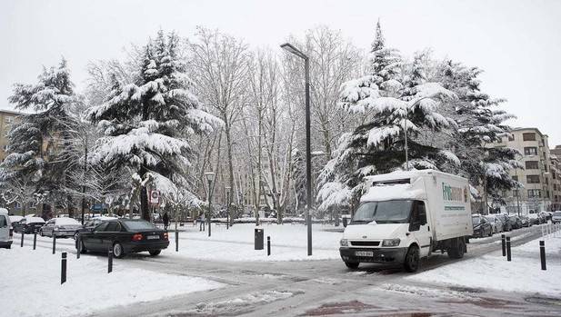 La reducción de coches eliminaría hasta el 70% de la contaminación en las calles de Pamplona