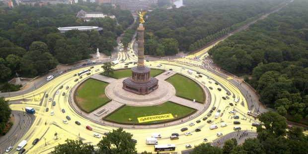 Greenpeace exige la transición energética a las renovables en Berlín