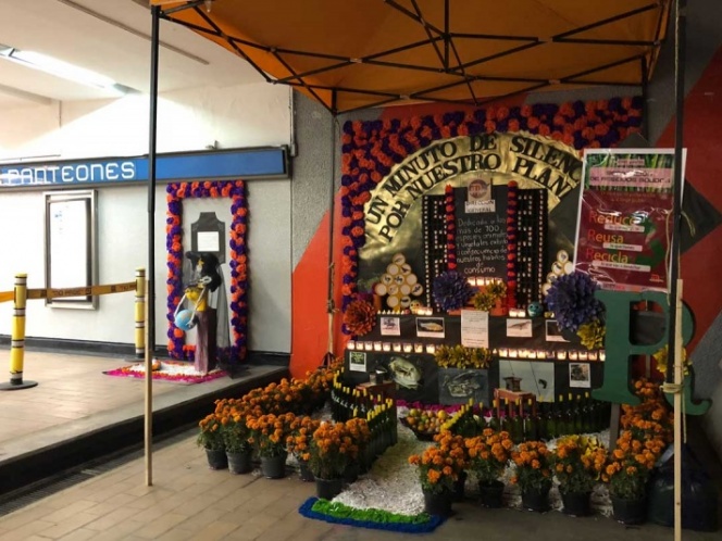 Crean ofrenda sustentable que conmemora a nuestro planeta