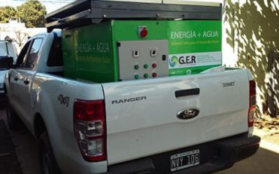 Novedoso equipo para el bombeo y desalinización de agua en el NEA