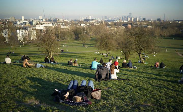 Reino Unido supera las temperaturas esperadas  en invierno