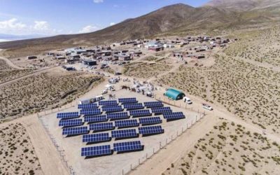 Inauguraron el primer pueblo «solar» del país