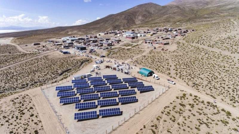 Inauguraron el primer pueblo «solar» del país