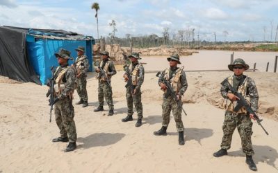 Intervención militar  en Perú por minería ilegal