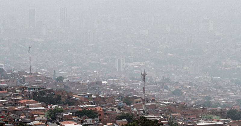 Medellín y Bucaramanga en alerta por contaminación