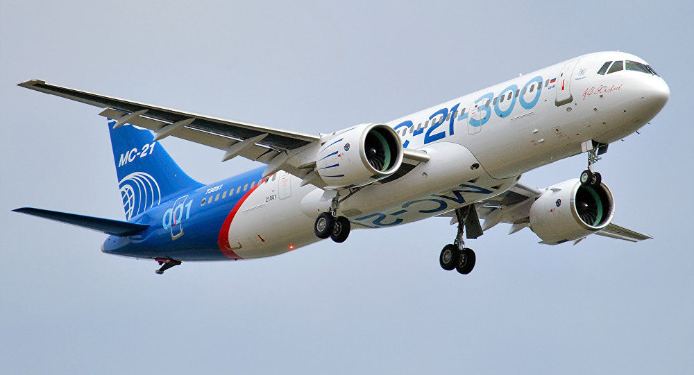 El prototipo del avión MC-21-300 surca los cielos de Rusia