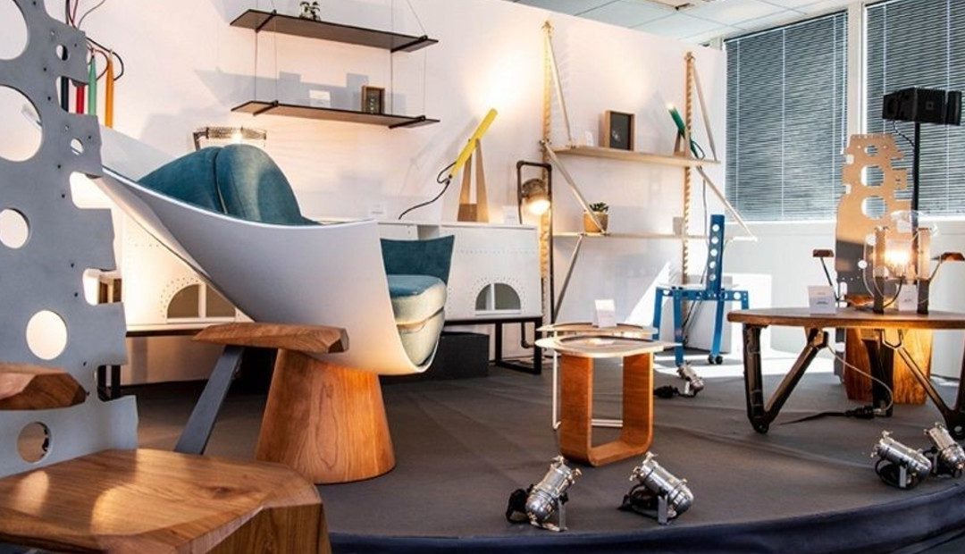 Airbus venderá muebles hechos con partes de aviones