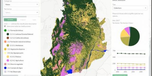 Presentan plataforma abierta de datos sobre uso y cobertura del suelo