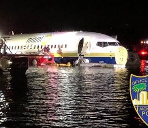 Un rayo impactó en un avión de Aerolíneas Argentinas