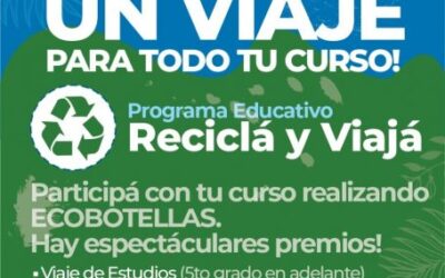 Río Negro: “Reciclá y viajá”, el programa que educa en el cuidado del ambiente