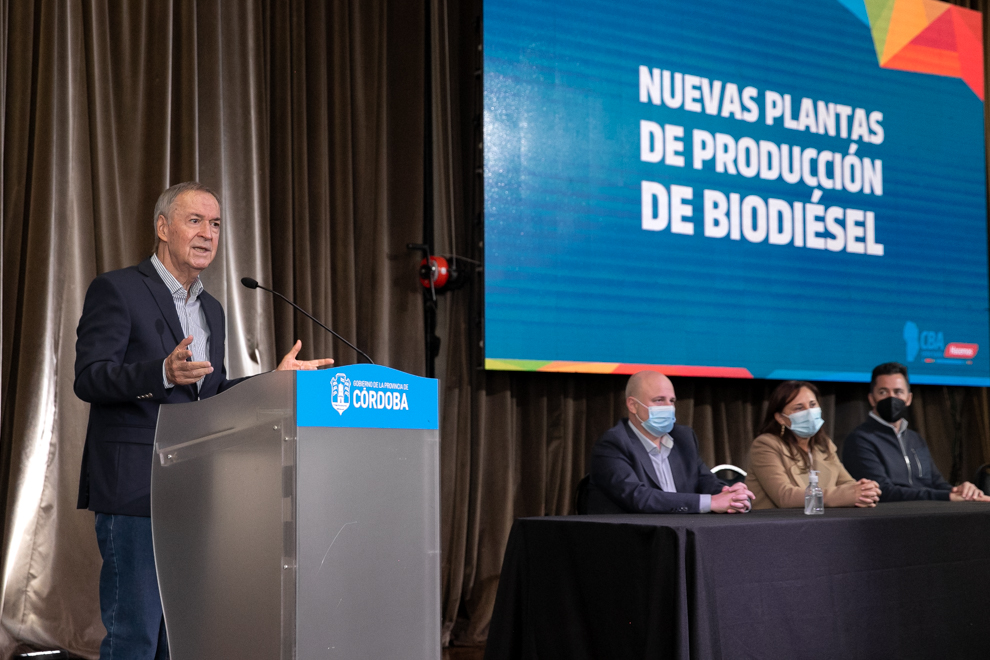 Córdoba: Anuncian la construcción de plantas de biodiésel