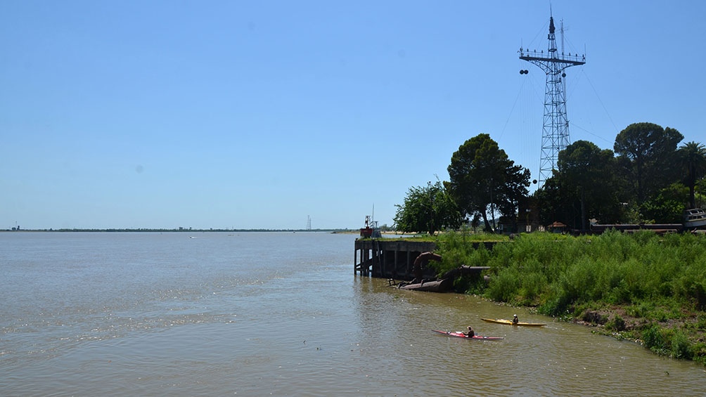 El río Paraná crece en Entre Ríos