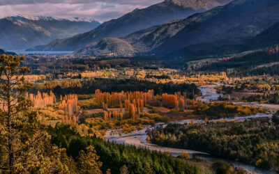 Cercaron un río de Chubut