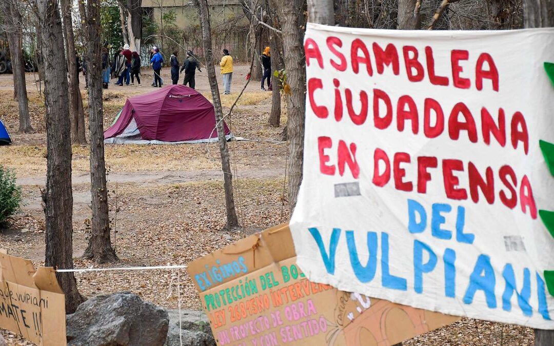 Continuarán las manifestaciones contra una mega obra en San Luis
