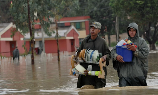 La Paz, Bolivia, está afrontando las peores consecuencias por la caída de lluvia.