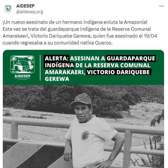 Un nuevo asesinato indígena pone de manifiesto una problemática de antaño.