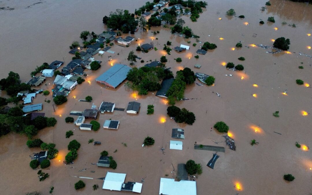 El sur de Brasil padece una de las peores lluvias de su historia.