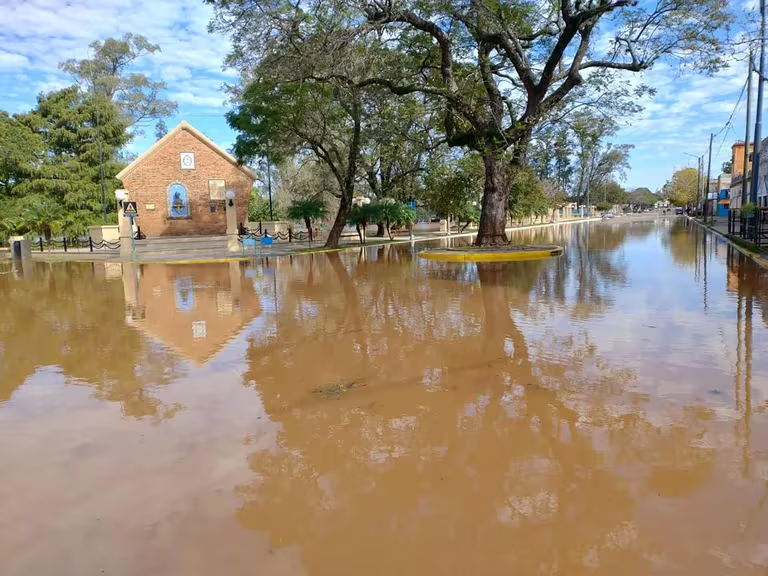La presencia de El Niño impactó en Concordia provocando inundaciones como en Brasil.