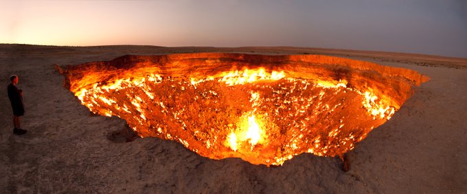 ¿Sabías que un error humano generó la “Puerta del Infierno”?