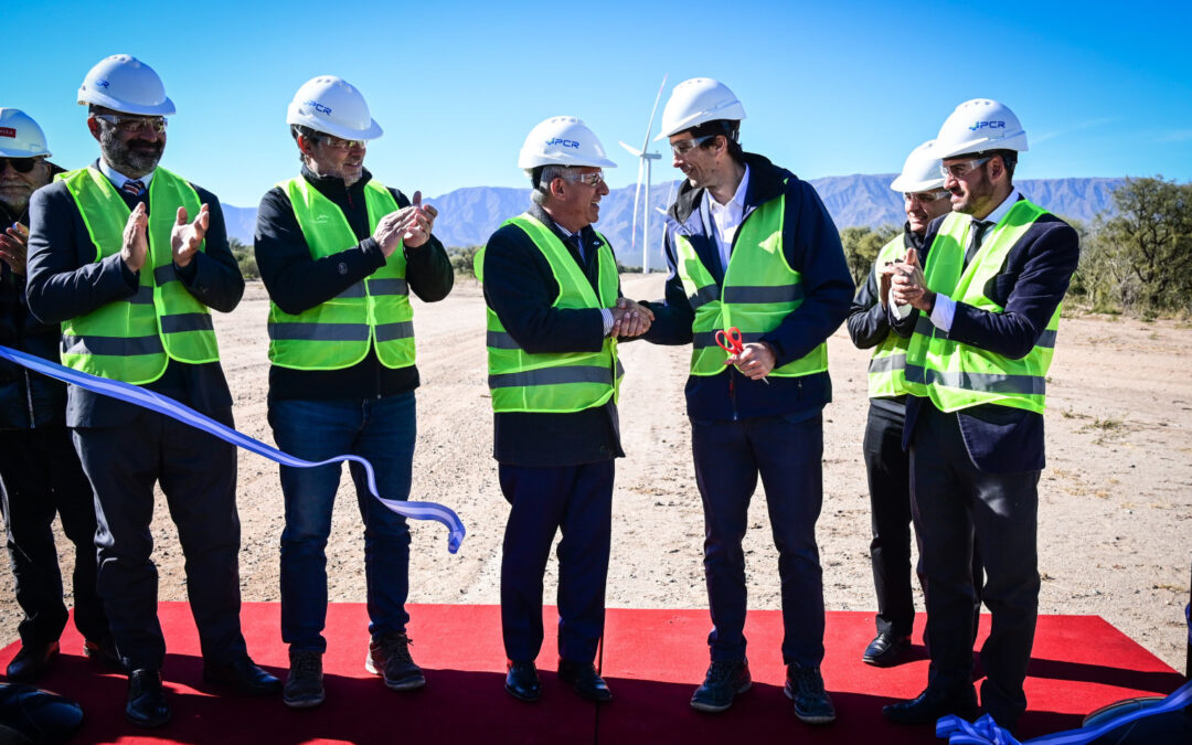 Inauguraron el primer parque eólico de la provincia de San Luis