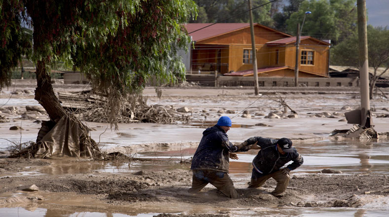 Chile se verá afectado por un fuerte temporal