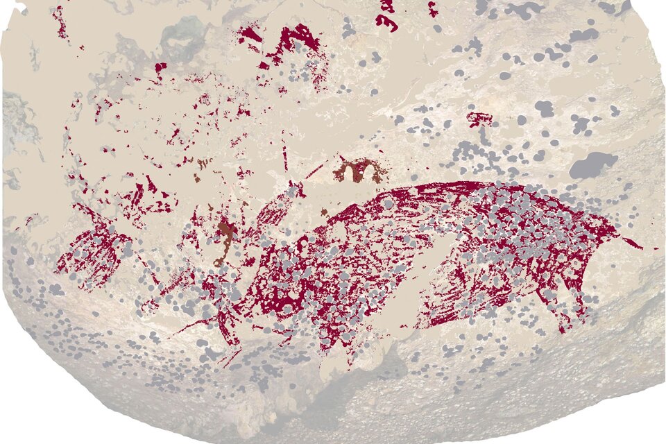 La obra de arte narrativa más antigua está en Indonesia