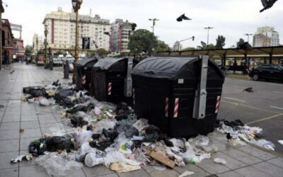 La Ciudad de Buenos Aires comenzó la semana rodeada de basura