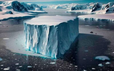 El iceberg más grande del mundo estaría aprisionado por el agua