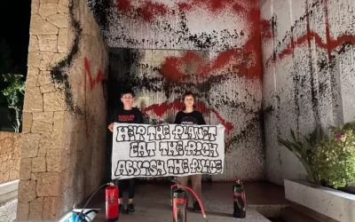 La casa de Messi fue atacada por activistas climáticos