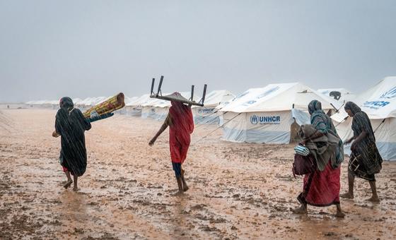 Los habitantes de Sudán sufren por las inundaciones