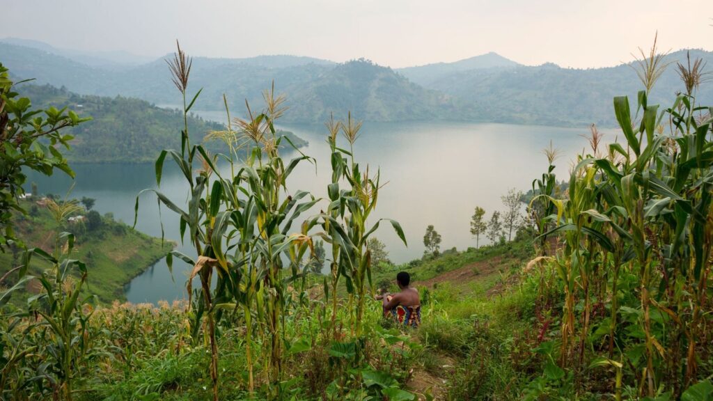 El lago Kivu no es más que una bomba del tiempo cada vez más inestable. 
