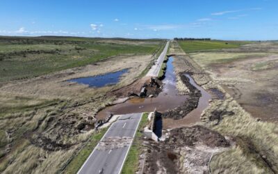 Tras las inundaciones declaran la emergencia vial en Bahía Blanca