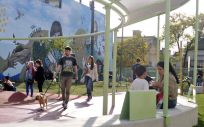 Villa Santa Rita inauguró su primera plaza