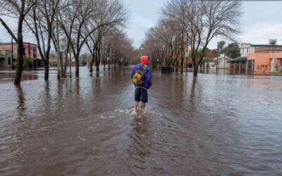 Analizan el avance de las inundaciones en Argentina