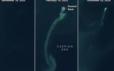 Descubren una isla perdida ubicada en el Mar Caspio