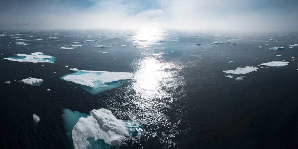 Se reveló la dramática situación de los glaciares en Groenlandia.