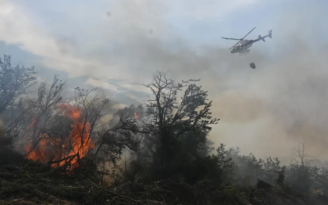 Alerta en Chubut por los incendios.
