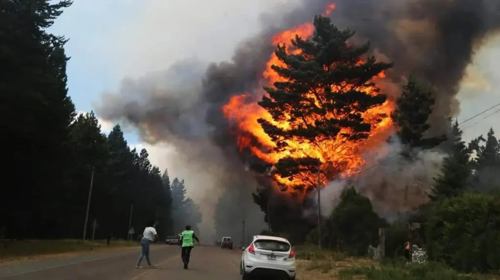 Alerta en Chubut por los incendios.
