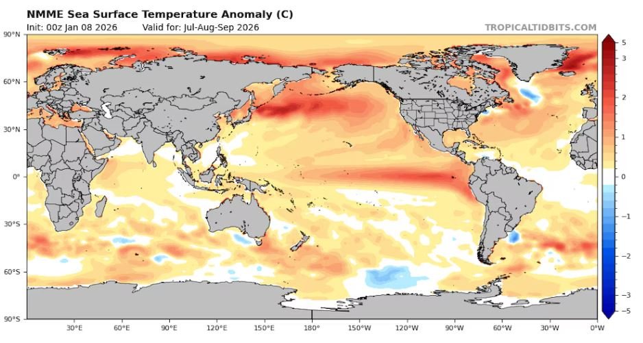 El clima global podría cambiar a partir del avance del “Súper El Niño”.