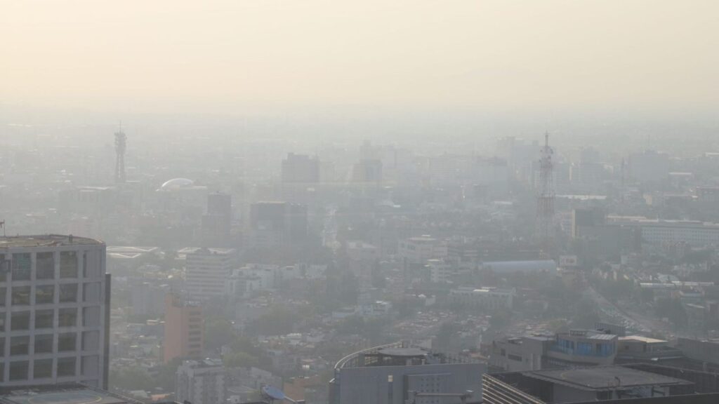 Las concentraciones de PM2,5 son hasta 60 % superiores a unos 100 metros del suelo.